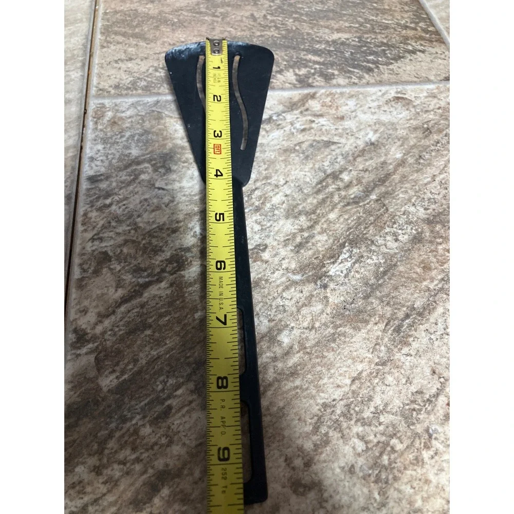 IKEA Black Nylon Slotted Turner Spatula 17535 Made in Sweden Heat Resistant 11in